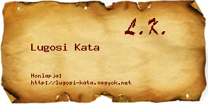 Lugosi Kata névjegykártya